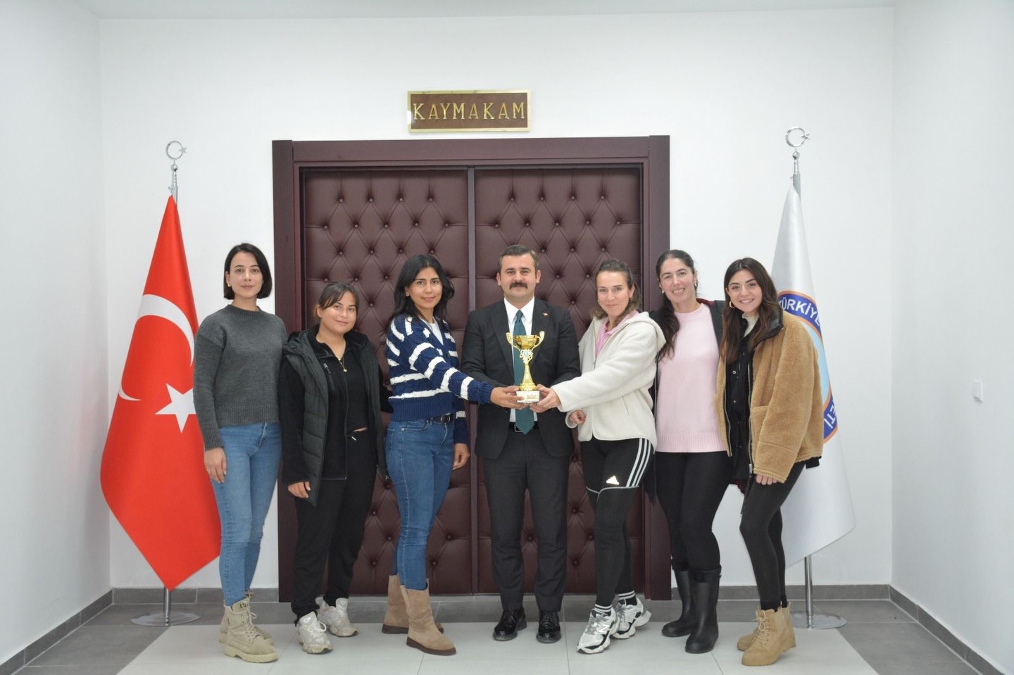 Muğla’nın Köyceğiz ilçesinde Veteran Kadın Voleybol Takımı Datça’da düzenlenen voleybol