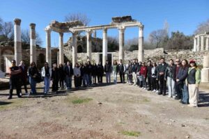 Muğla Büyükşehir Belediyesi tarafından düzenlenen antik kent gezileri kapsamında, Stratonikeia’dan