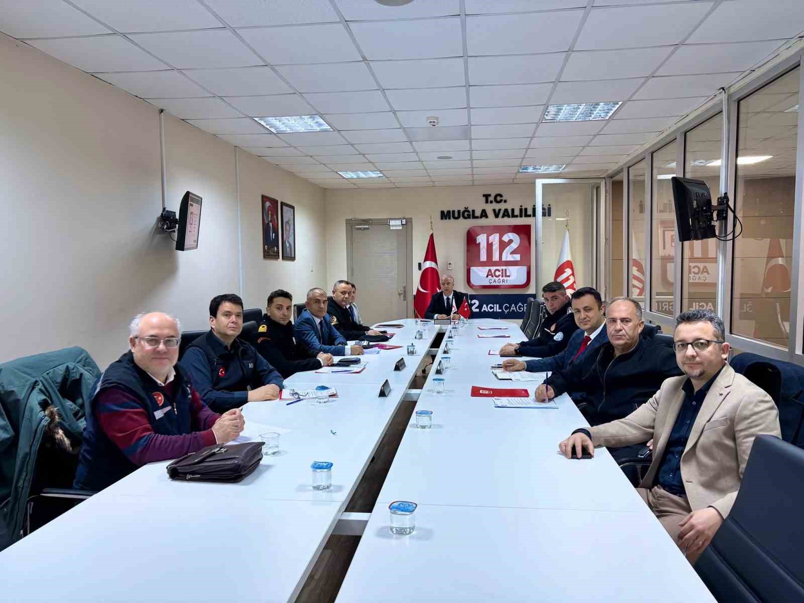 Muğla genelinde acil yardım hizmetlerinin verimliliğini artırmak ve kurumlar arası