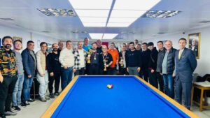 Muğla İl Birinciliği bilardo turnuvası 72 lisanslı sporcunun katılımıyla Menteşe’de