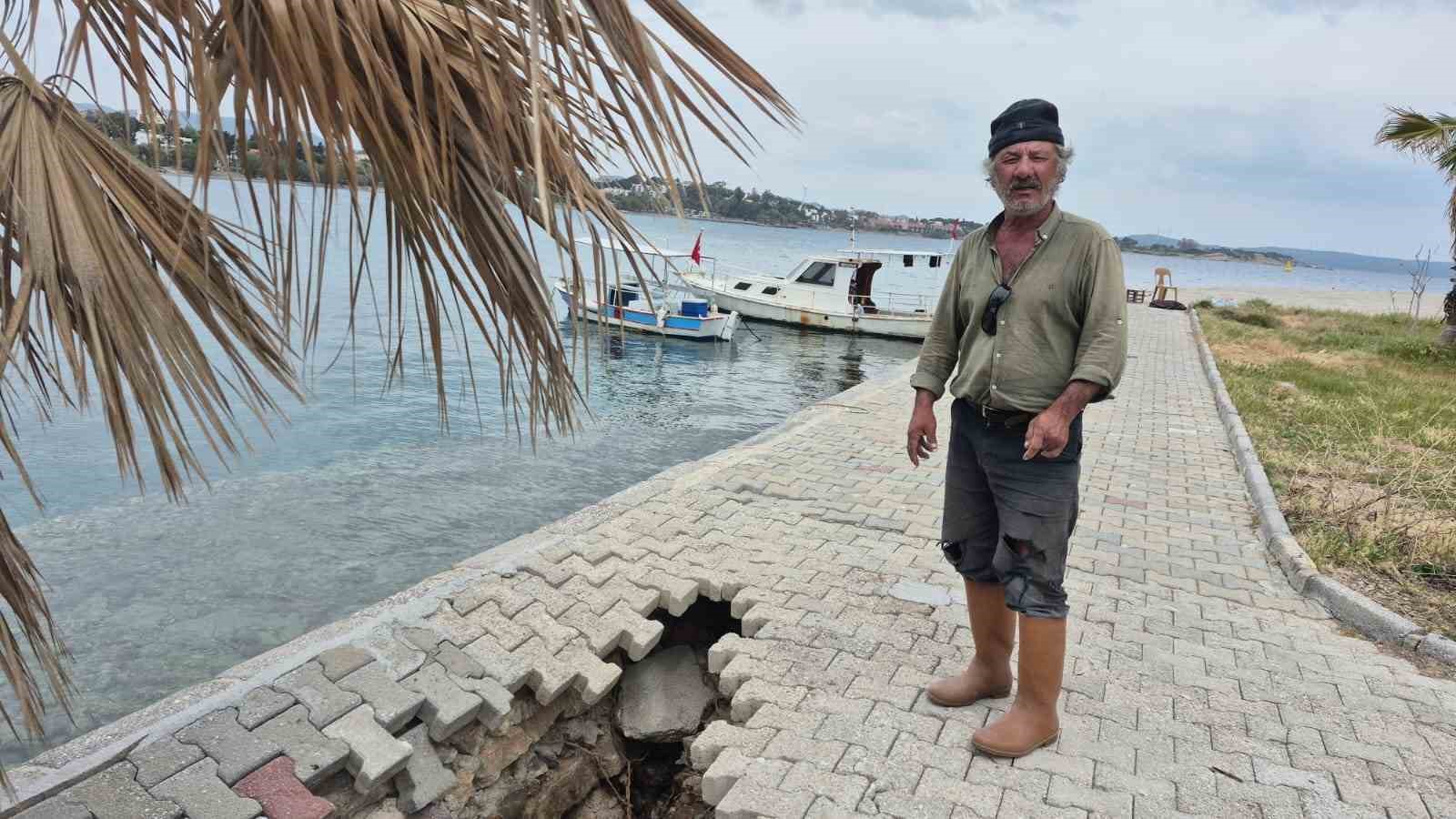 Muğla’nın Datça ilçesinde geçtiğimiz aylarda oluşan lodos nedeniyle tekne bağlama