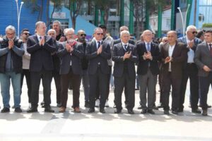 Fethiyespor’un 93. kuruluş yıl dönümü, Beşkaza Meydanı’nda düzenlenen çelenk sunma