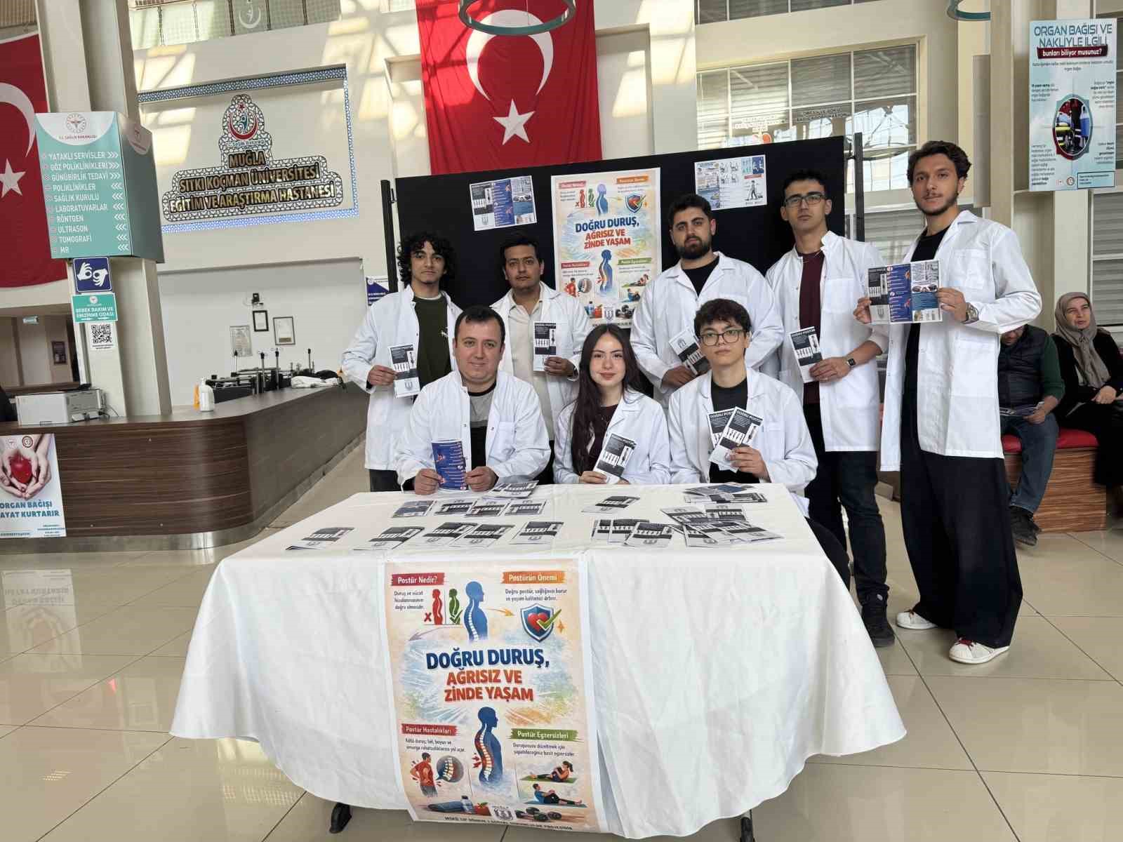 Muğla Sıtkı Koçman Üniversitesi Tıp Fakültesi öğrencileri, sağlıklı bir yaşamın