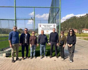 Marmaris Ticaret Odası (MTO) tarafından Turgut Mahallesi’nde bulunan halı sahanın