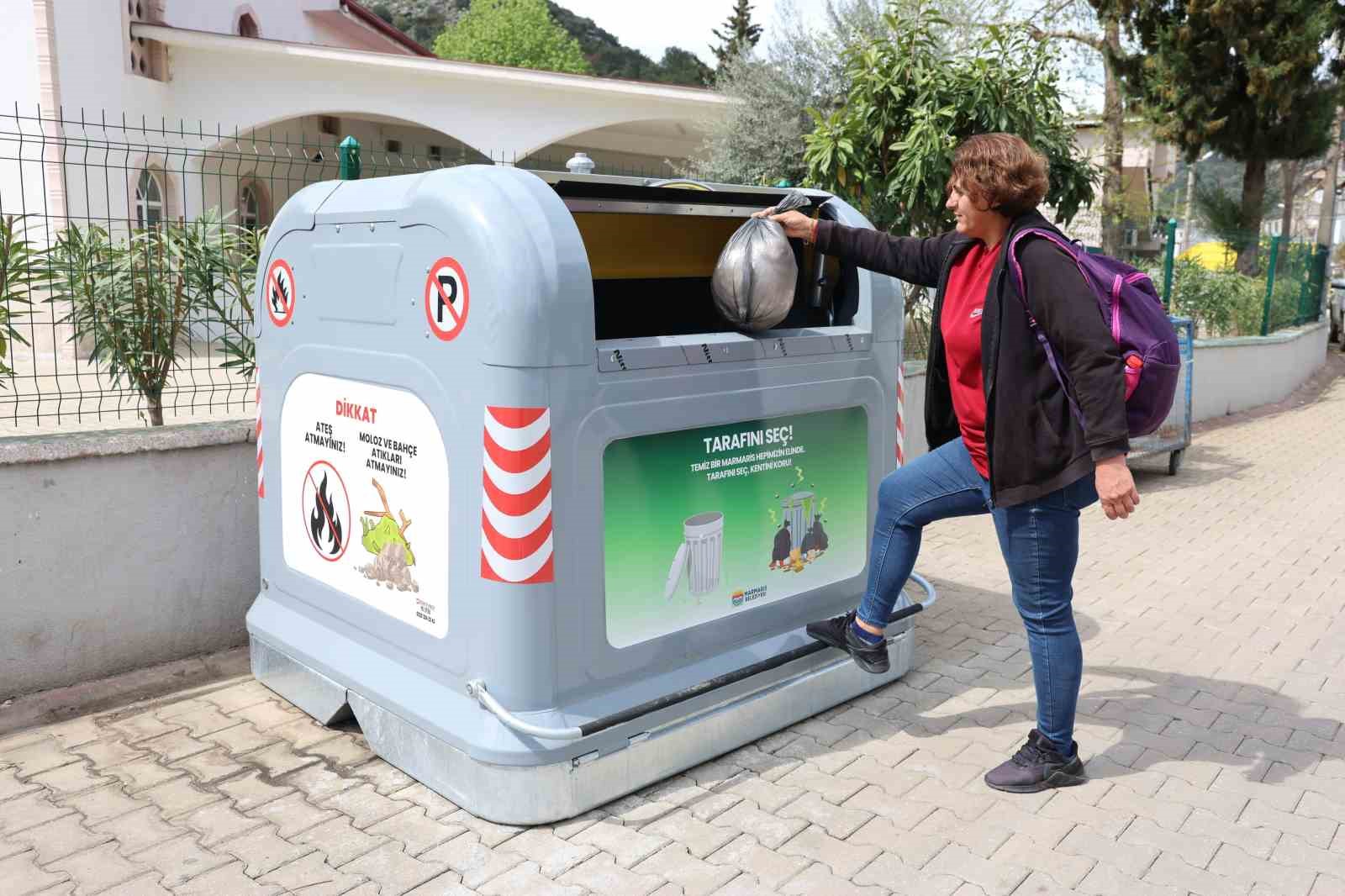 Marmaris Belediyesi, temizlik hizmetlerinde verimliliği artıracak akıllı konteyner sistemini hayata