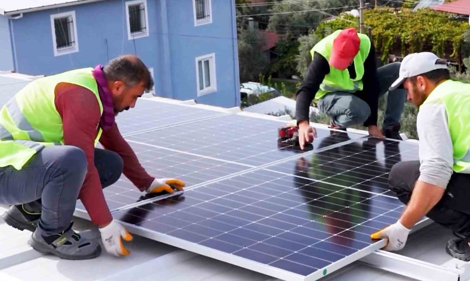 Muğla Büyükşehir Belediyesi’nin ‘Sonsuz Kaynağımız Güneş’ projesi kapsamında Mezbahane Tesisine