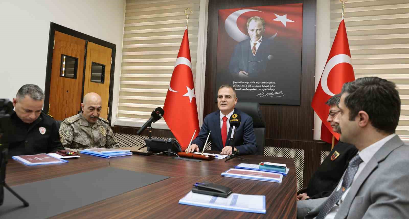 Muğla Valisi Dr. İdris Akbıyık, Ocak-Şubat ayları asayiş ve güvenlik