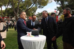 Muğla Valiliği’nin düzenlediği bayramlaşma programında protokol üyeleri, kurum temsilcileri ve