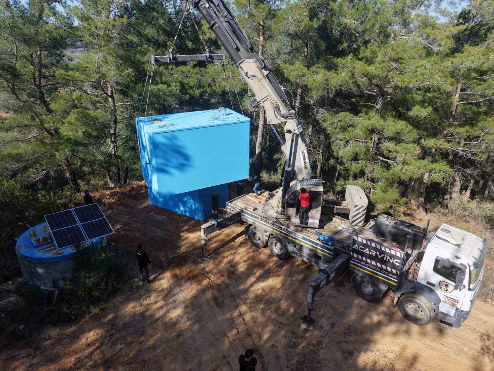 MUSKİ Genel Müdürlüğü, il genelinde yürüttüğü içme suyu depoları yenileme