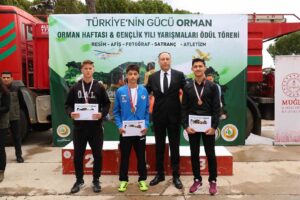 Muğla’da Orman Haftası ve Gençlik Yılı Kapsamında yapılan yarışmalarda dereceye