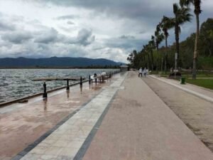 Muğla’nın Sakin Şehir unvanlı ilçesi Köyceğiz bugün en sakin günlerinden