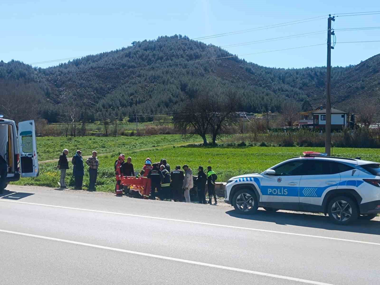 Muğla’nın Seydikemer ilçesinde meydana gelen iş kazasında forkliftin devrilmesi sonucu