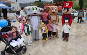 Muğla Büyükşehir Belediyesi tarafından hazırlanan etkinlikler kapsamında çocuklar için özel