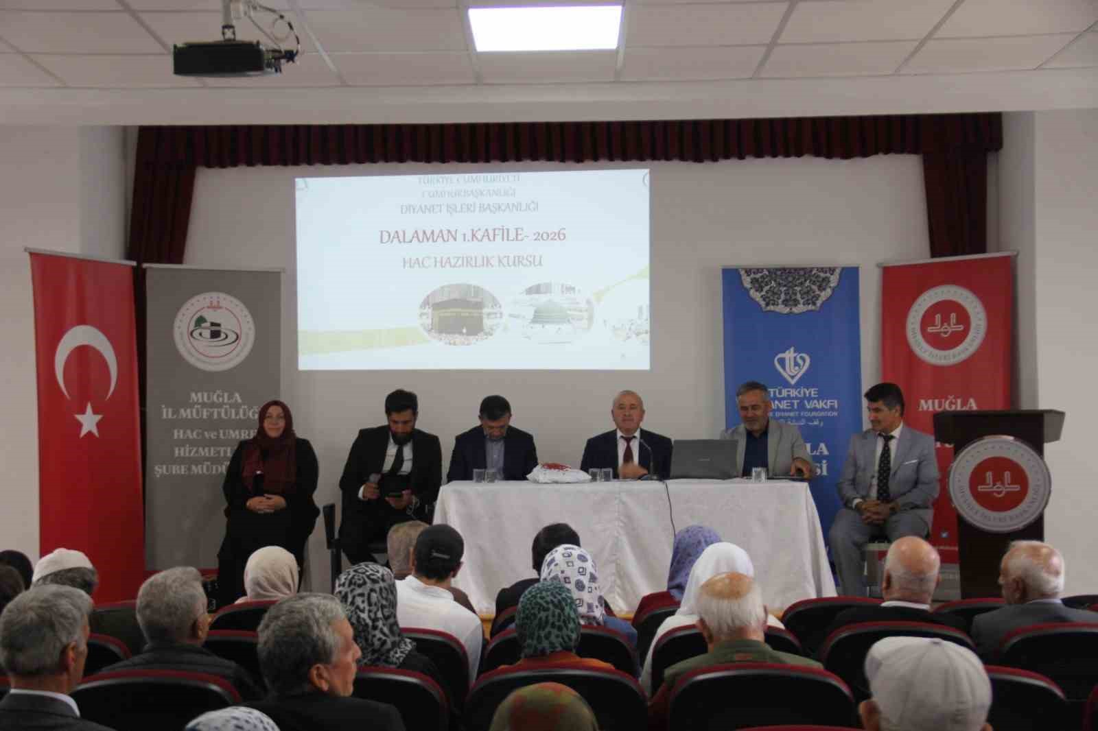 Muğla İl Müftülüğü, Dalaman 1. kafile ile kutsal topraklara gitmeye