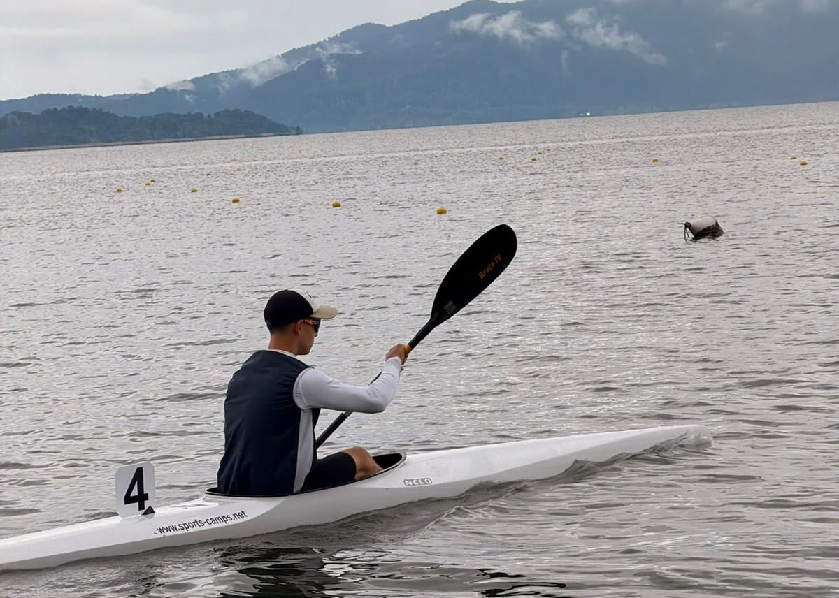 Muğla’nın Köyceğiz ilçesinde sporcular Durgunsu Kano Aday Milli Takım ve