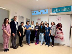 Muğla Eğitim ve Araştırma Hastanesi’nde, "Ebeler Haftası" dolayısıyla bir kutlama