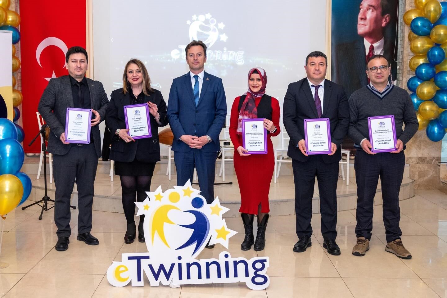 Muğla İl Milli Eğitim Müdürlüğü koordinesinde düzenlenen "eTwinning Ödül Töreni",