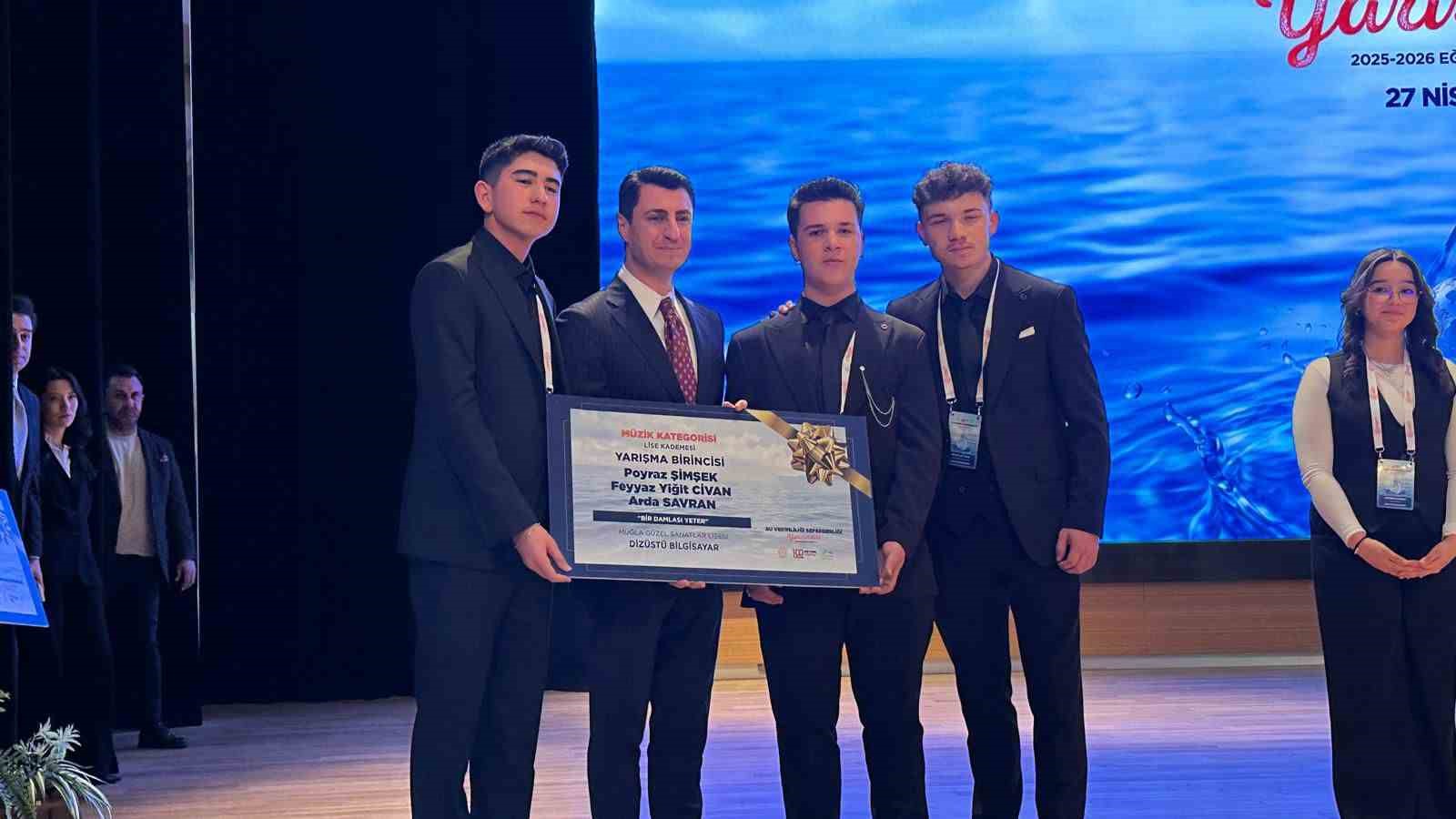 Milli Eğitim Bakanlığı tarafından düzenlenen "Su Verimliliği Seferberliği Yarışması"nda, Muğla