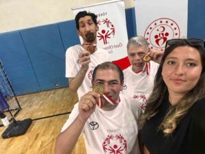 Manisa’da düzenlenen Özel Olimpiyatlar Türkiye Ege Bölge Oyunları’na katılan Muğlalı