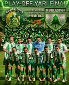 Muğlaspor, şampiyonluk yolundaki en kritik engellerden biri olan Play-Off Yarı