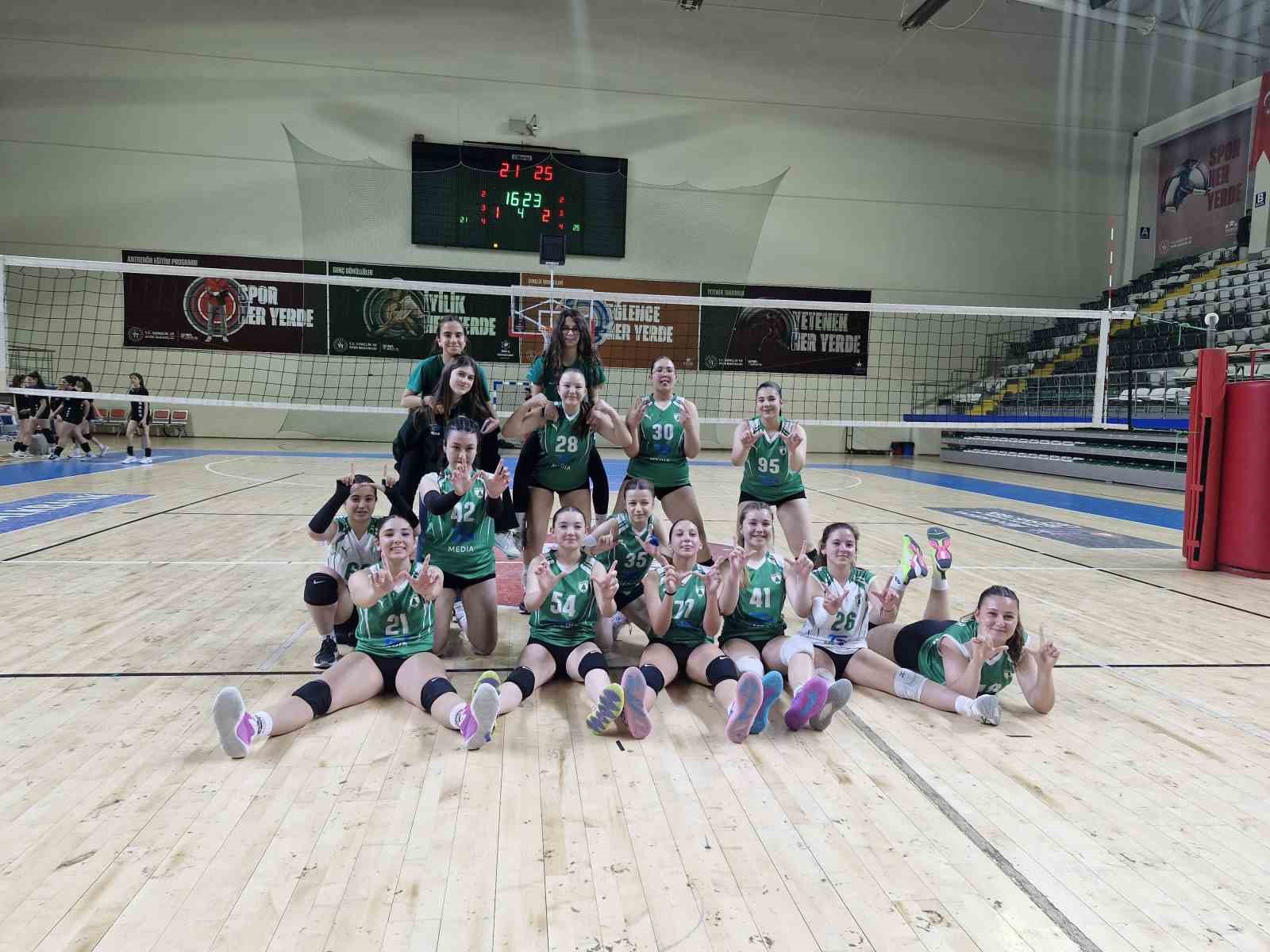 Muğlaspor Küçük Kızlar Voleybol Takımı, Gelişim Küçükler Ligi’ndeki ilk maçında