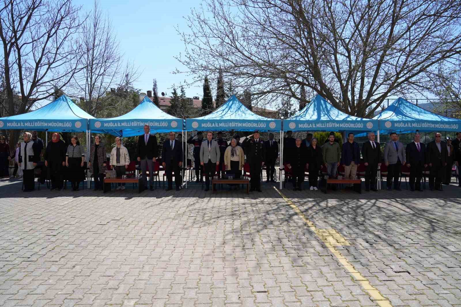 Şehit Jandarma Yarbay Alim Yılmaz, Muğla’da adını taşıyan okulunda düzenlenen