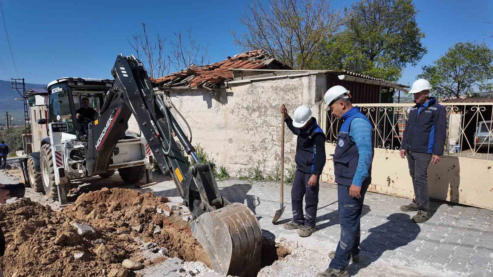 MUSKİ Genel Müdürlüğü, Yatağan ilçesi Dere Mahallesi’nde uzun süredir yaşanan