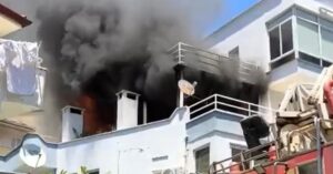 Muğla’nın Marmaris ilçesinde bir apartmanın balkonunda mangal hazırlığı sırasında patlayan