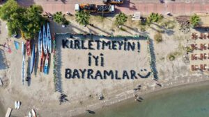 Bodrum Belediyesi öncülüğünde yürütülen Mavi Beyaz Seferberliğin 3. etabında, binin