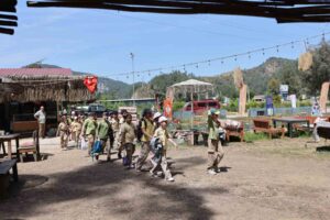 Muğla’nın Marmaris ilçesinde Büyükşehir Belediyesi Tıbbi Bitkiler Koleksiyon Bahçesi’nin yanında,