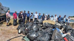 Muğla’nın Datça ilçesinde Karya Yolu’nda 600 gönüllünün katılımı ile 3,5