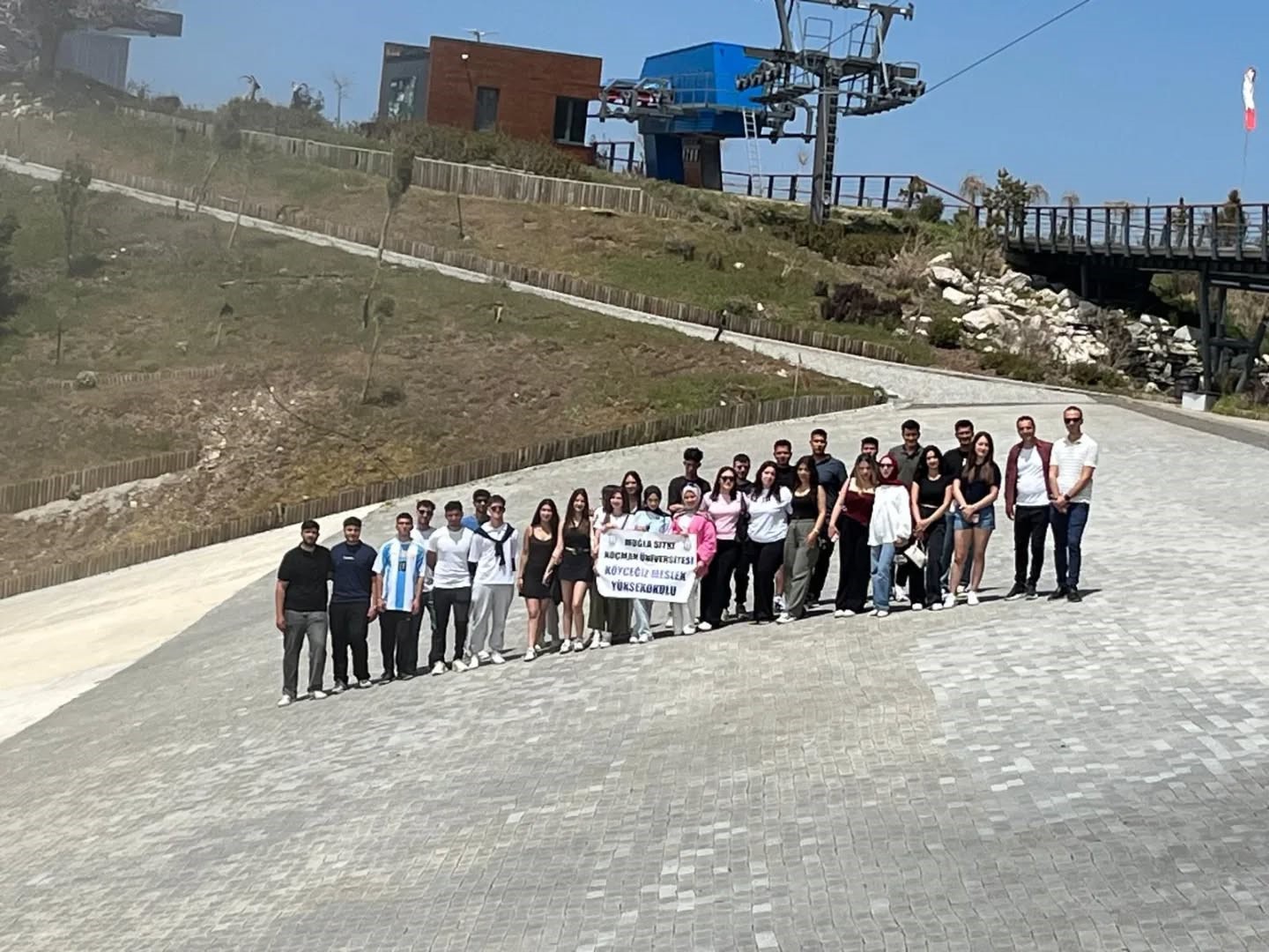 Muğla’nın Köyceğiz ilçesinde Meslek Yüksek Okulu öğrencileri düzenlenen teknik geziye