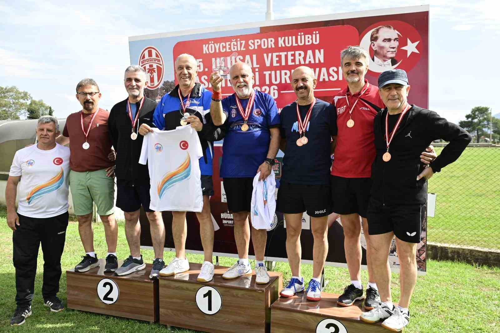 Muğla’nın Köyceğiz ilçesinde düzenlenen 5. Ulusal Veteran Masa Tenisi Turnuvası,