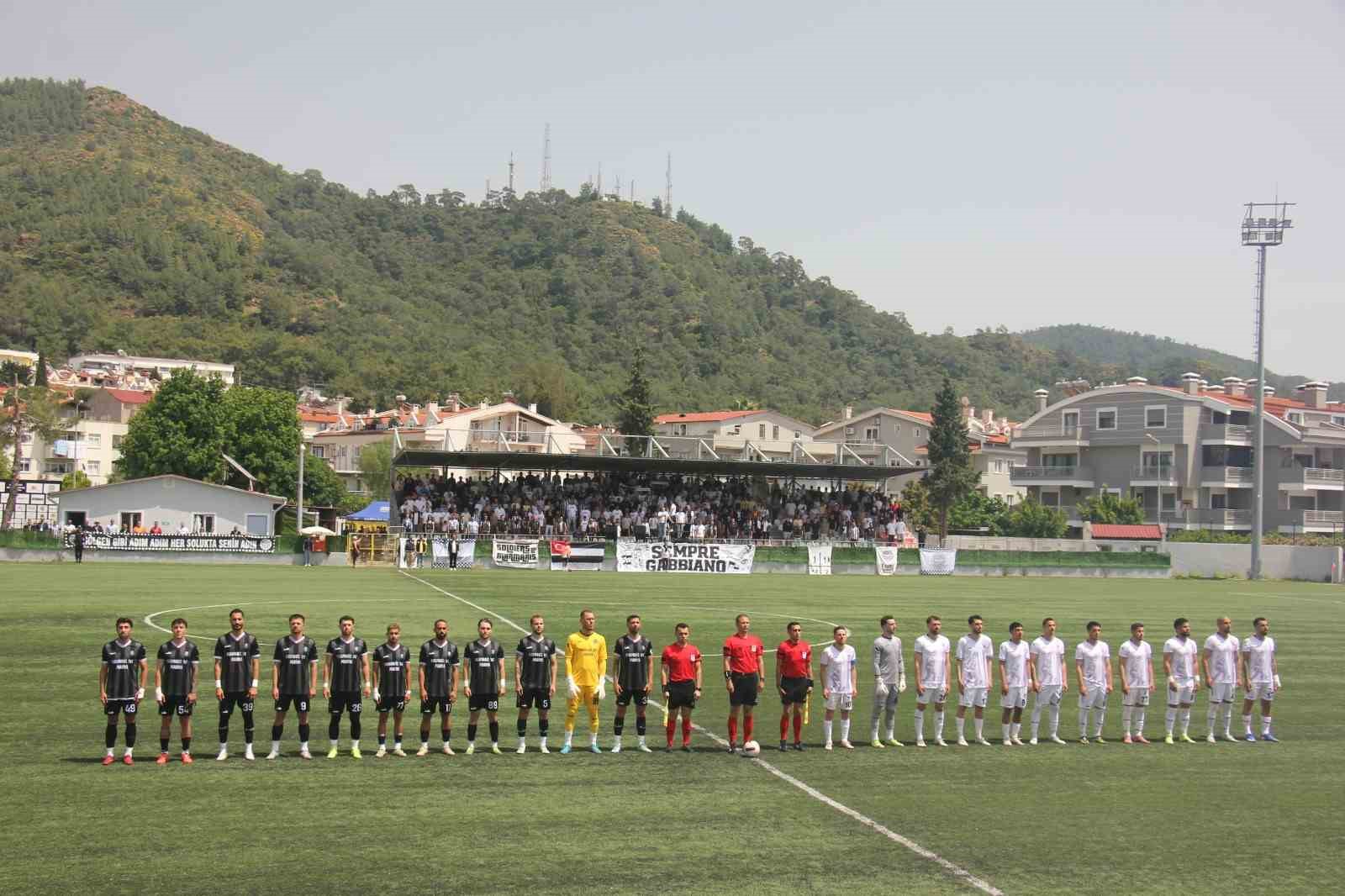 Marmaris Şehir Stadyumu’nda bugün oynanan Bölgesel Amatör Lig (BAL) Play-Off