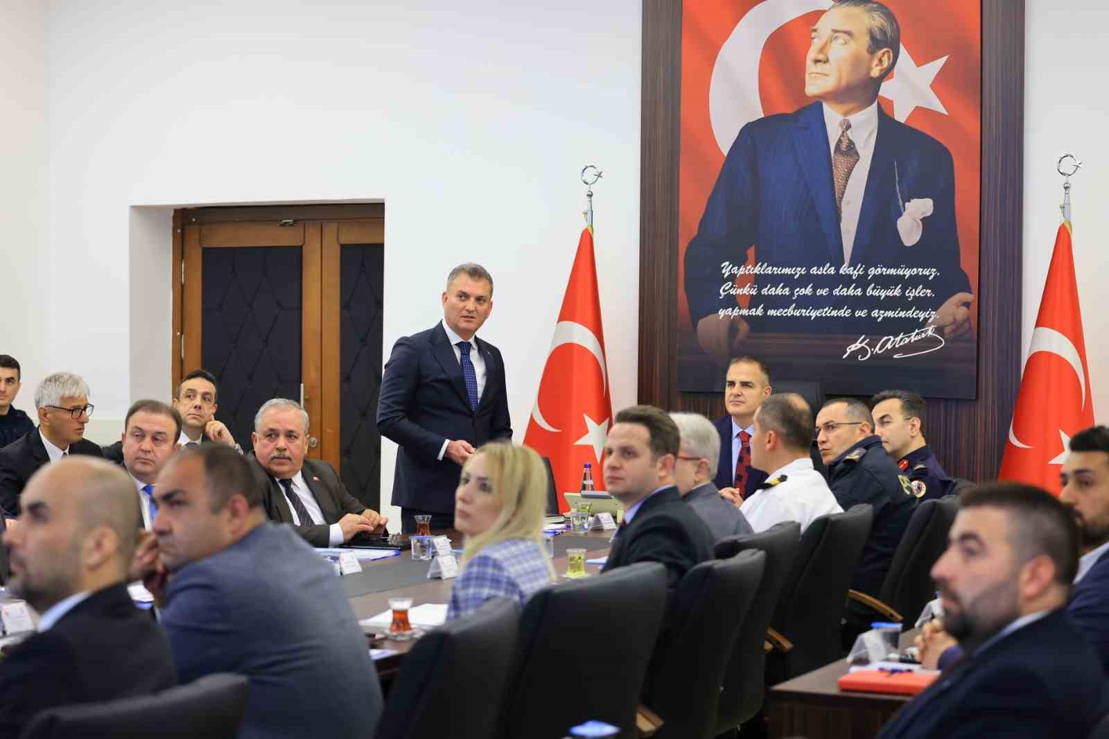 Muğla Orman Yangınlarıyla Mücadele Komisyonu 2026 yılı toplantısı Muğla Valisi