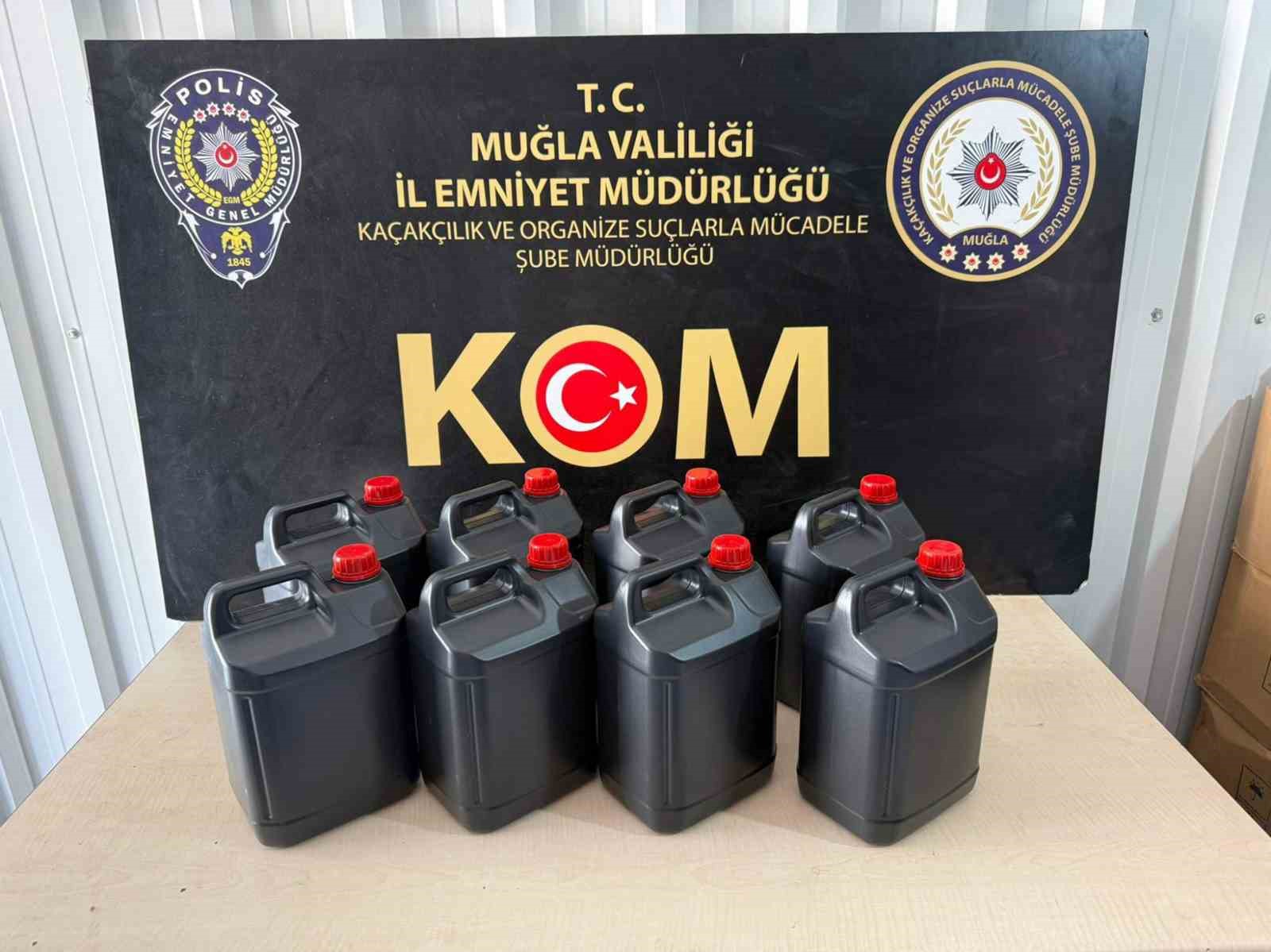 Muğla İl Emniyet Müdürlüğü İstihbarat Şube Müdürlüğü ile Kaçakçılık ve
