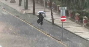 Muğla’da kısa süreli etkili olan sağanak yağış ve ardından gelen