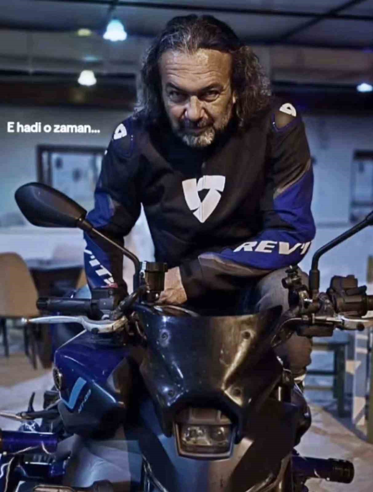 Ula Sakartepe rampasında meydana gelen tek taraflı trafik kazasında motosiklet