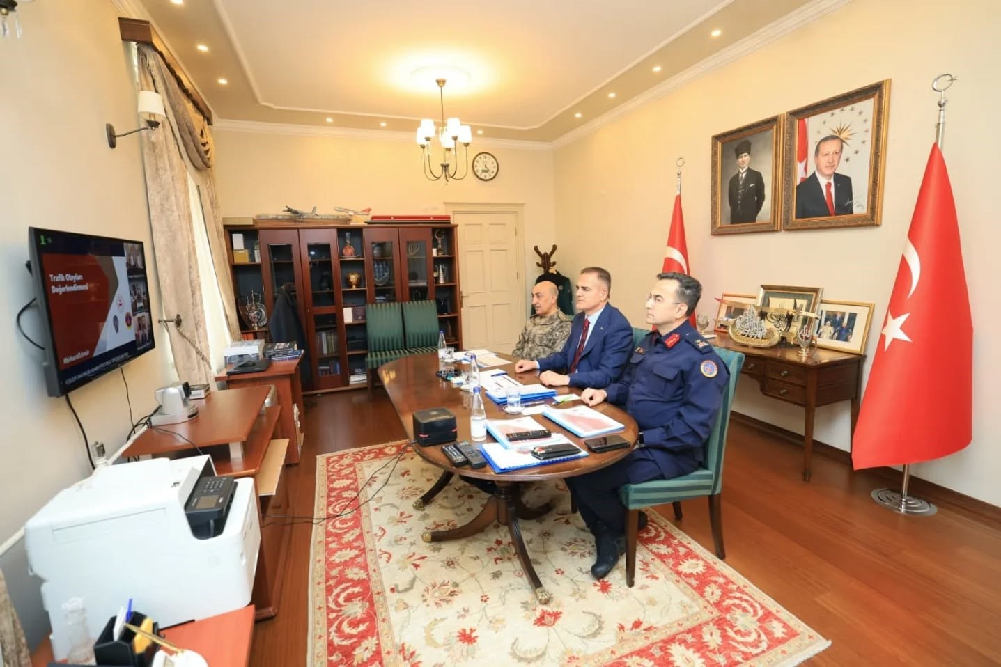 Trafik güvenliğinin artırılması ve sahadaki denetimlerin sıkılaştırılması amacıyla düzenlenen yüksek