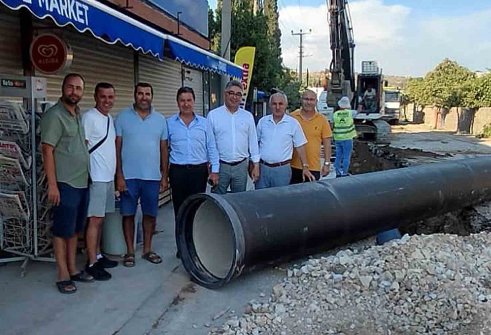 Muğla’nın Bodrum ilçesinde sık sık patlayan su isale hatları yenileme