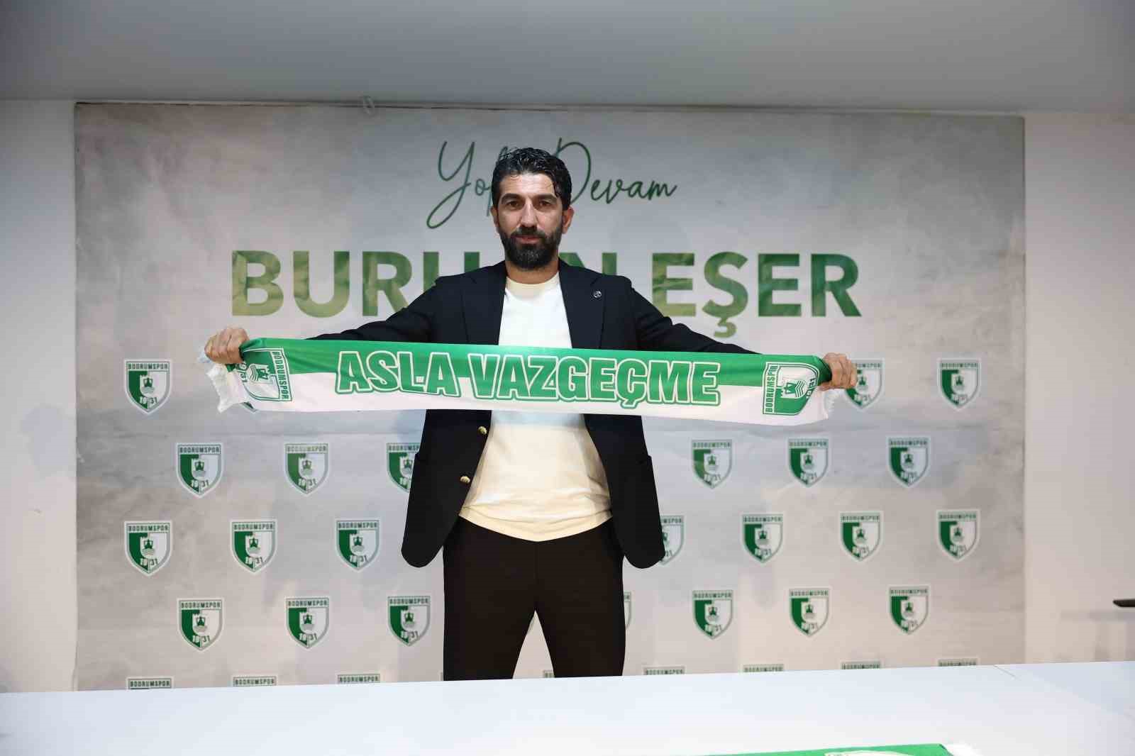 Bodrum Futbol Kulübü, teknik sorumlu Burhan Eşer ile 2 yıllık