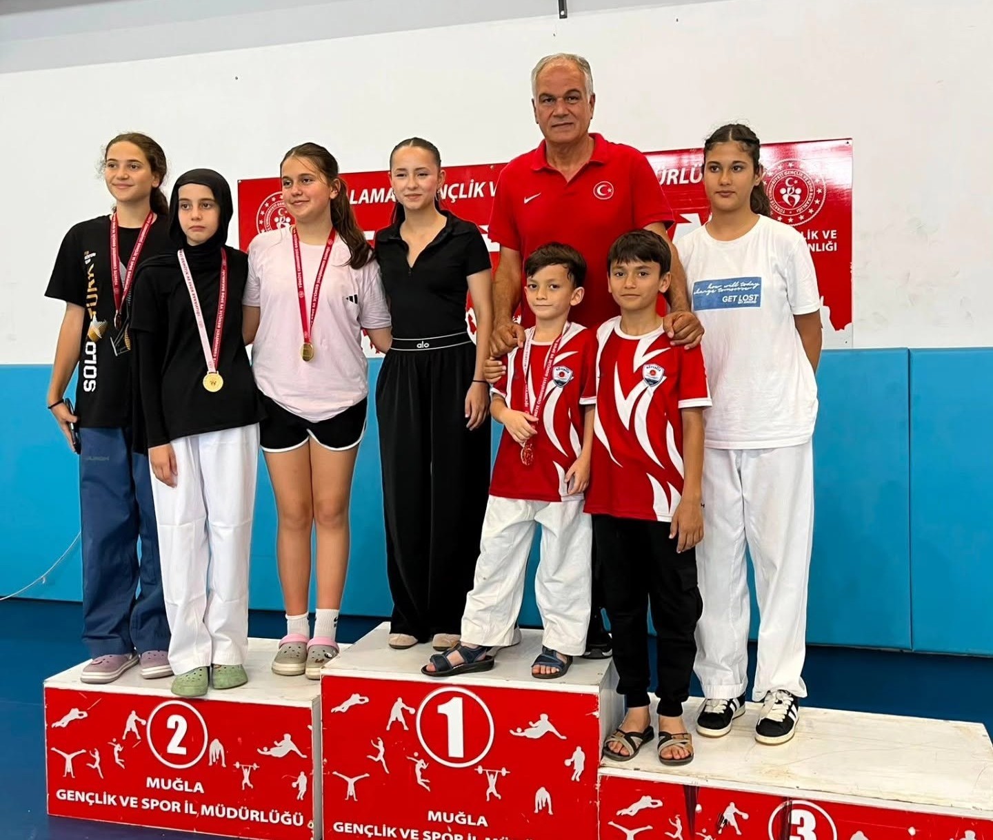 Muğla’nın Köyceğiz ilçesinden Minikler Taekwondo Batı Grubu Müsabakaları İl Seçmeleri