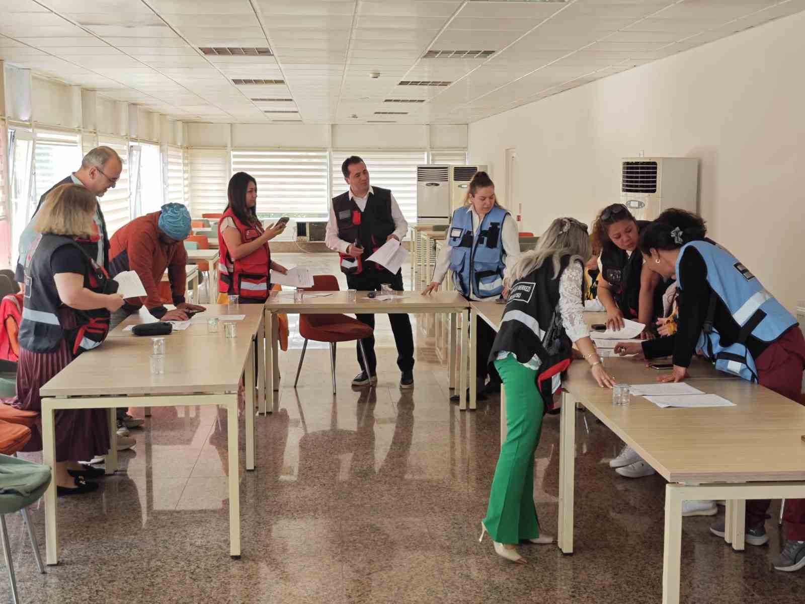 Menteşe Devlet Hastanesi, afet ve acil durumlara karşı hazırlıklarını en