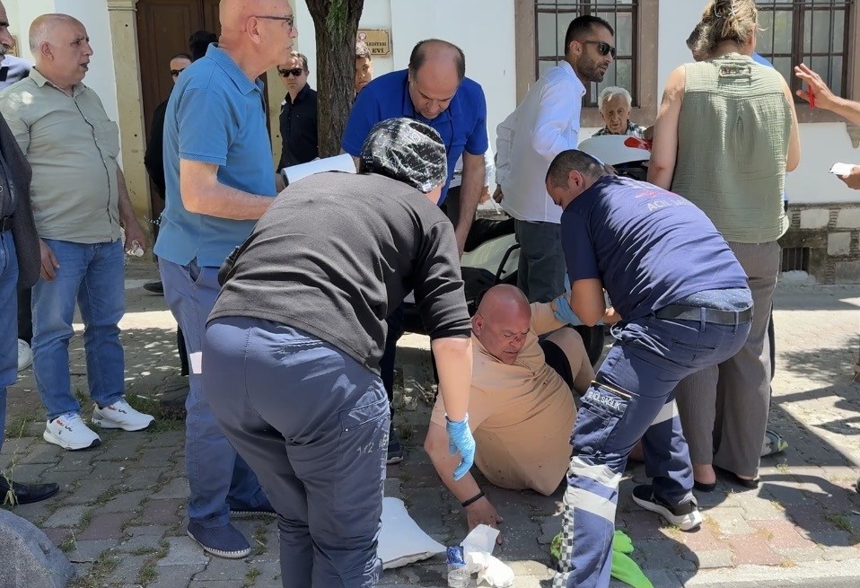 Muğla’nın Menteşe ilçesinde meydana gelen tek taraflı motosiklet kazasında bir