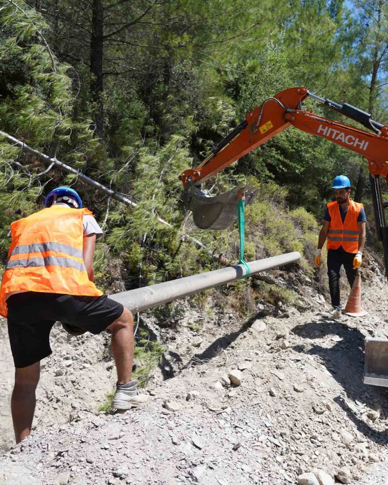 Muğla Büyükşehir Belediyesi, altyapı yatırımları kapsamında Milas’ın Pınarköy Mahallesi’nde ekonomik