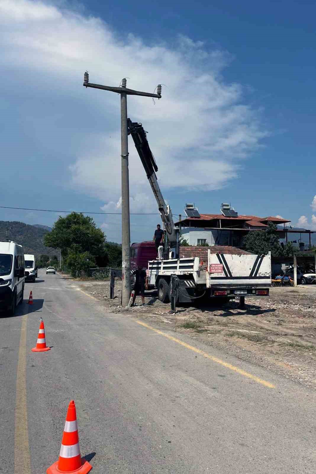 Muğla Büyükşehir Belediyesi, Ortaca ilçesi Dikmekavak Mahallesi’nde daha önce ölümlü