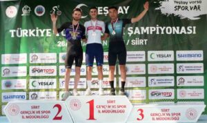 Muğla Büyükşehir Belediyesi Spor Kulübü sporcusu Samet Bulut, Siirt’te düzenlenen