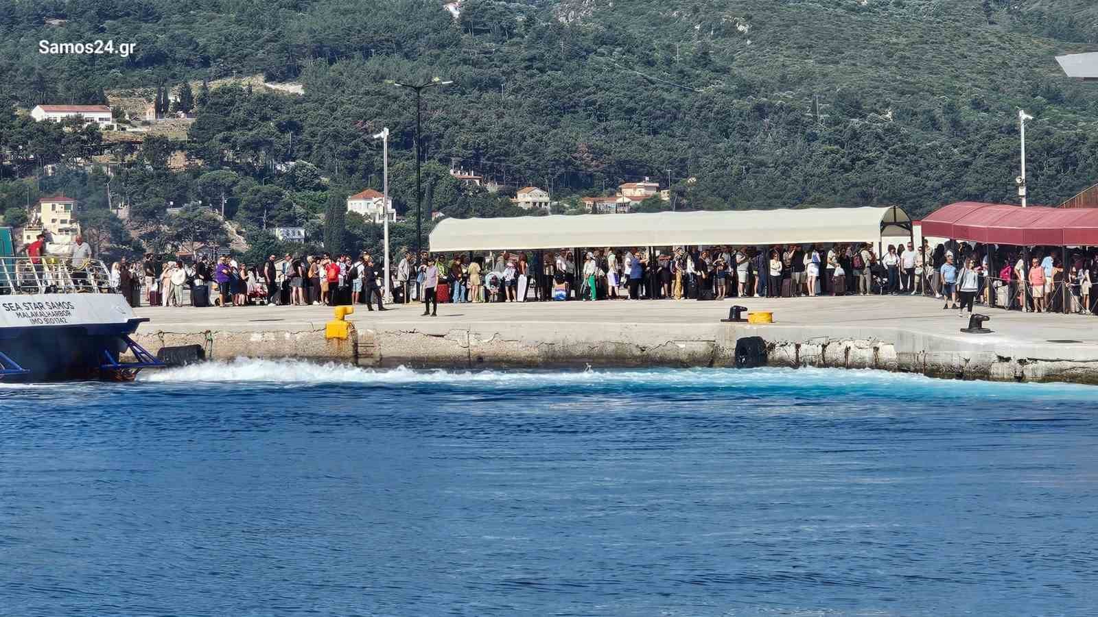 Yunanistan’ın Aydın Kuşadası ilçesine en yakın mesafedeki Sisam (Samos) adası