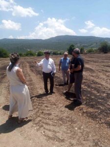 Muğla’nın Menteşe ilçesine bağlı Yeşilyurt Mahallesi’nde çıkan yangında 14 ton