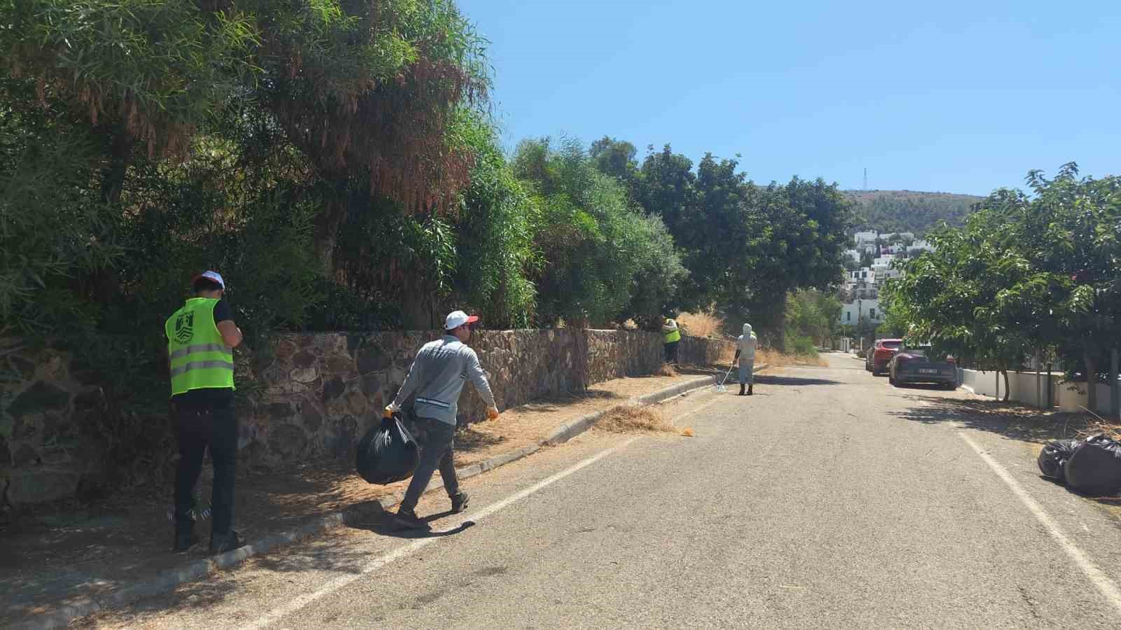 Bodrum Belediyesi Park ve Bahçeler Müdürlüğü ekiplerinin Mayıs ayında başlattığı